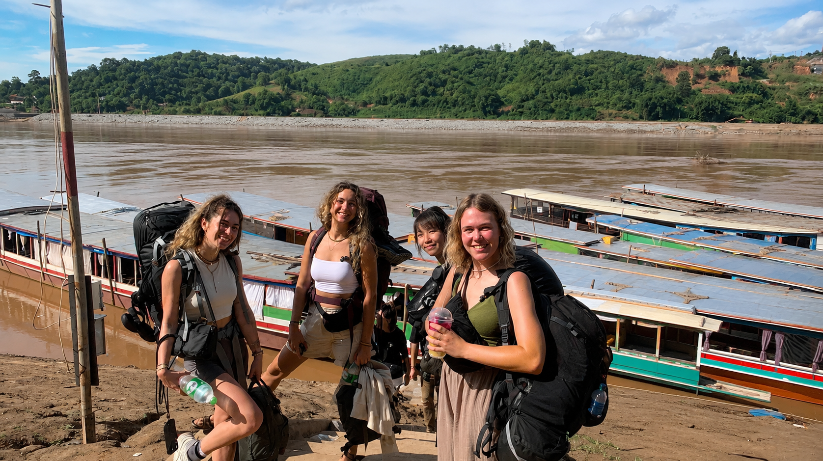 Slow Boat to Luang Prabang Laos