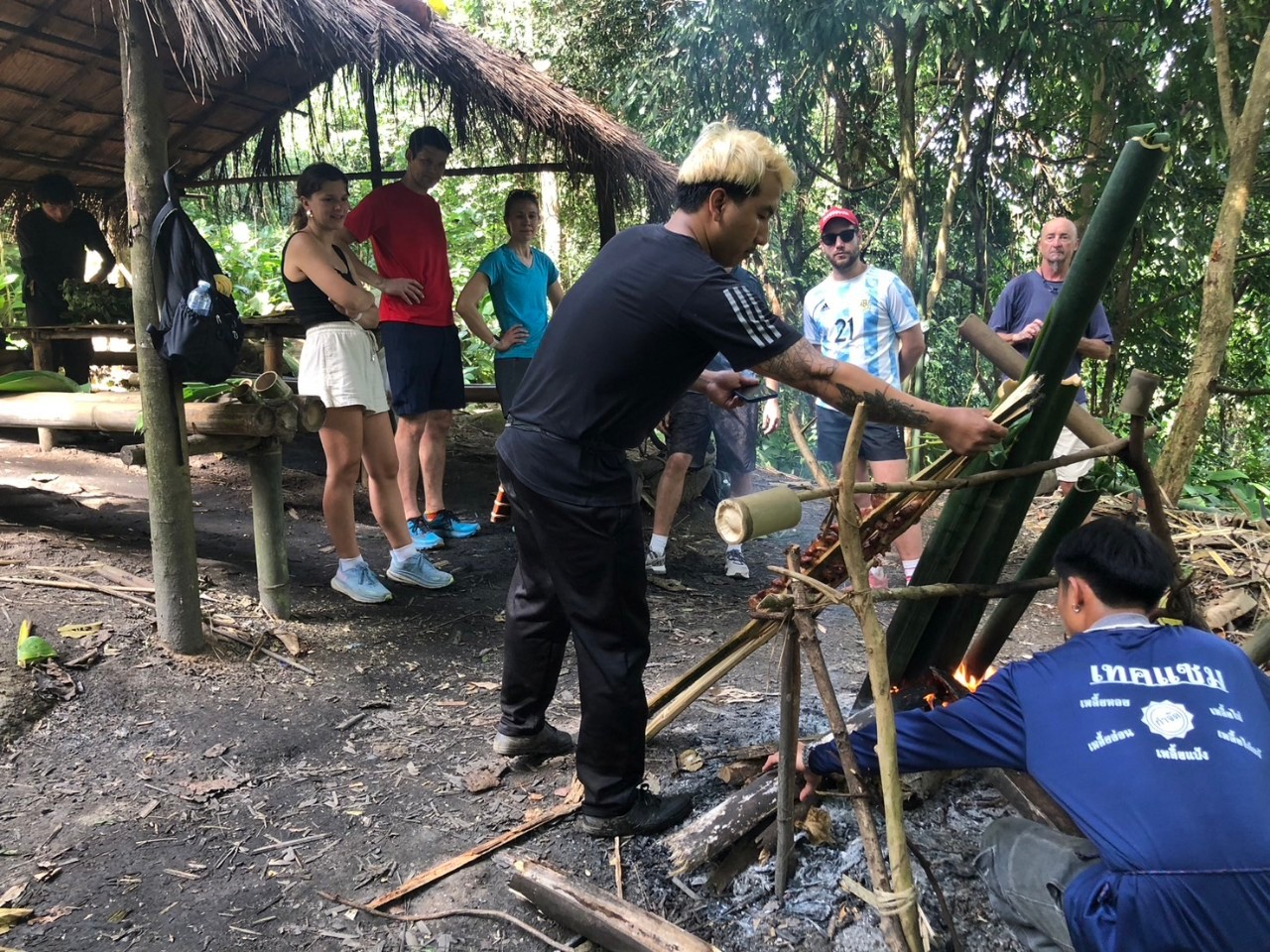 Bamboo Cooking Jungle Lunch